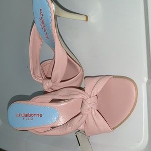 Liz Claiborne Flex leather high heel sandals